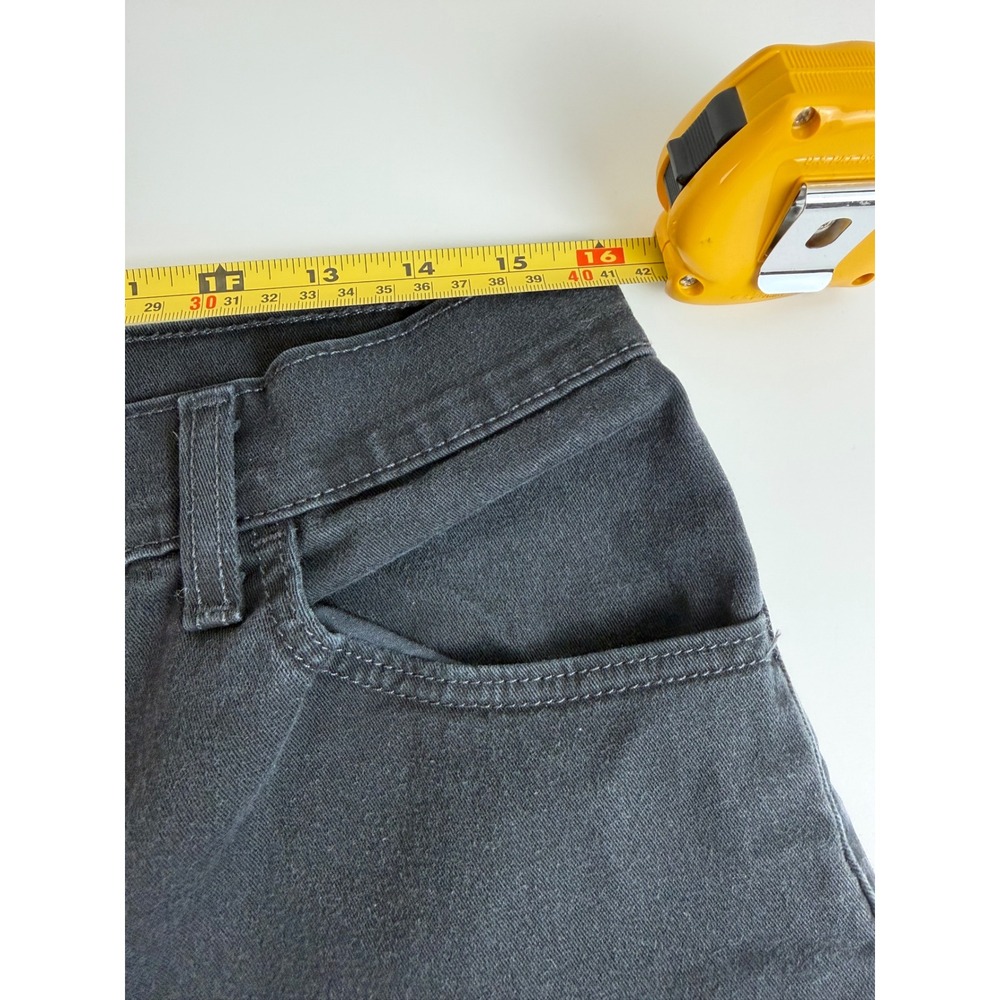 Levi's Womens Cotton Stretch Jeans 550 Relaxed Fit 14 M Black Tapered Leg Denim - Picture 3 of 6